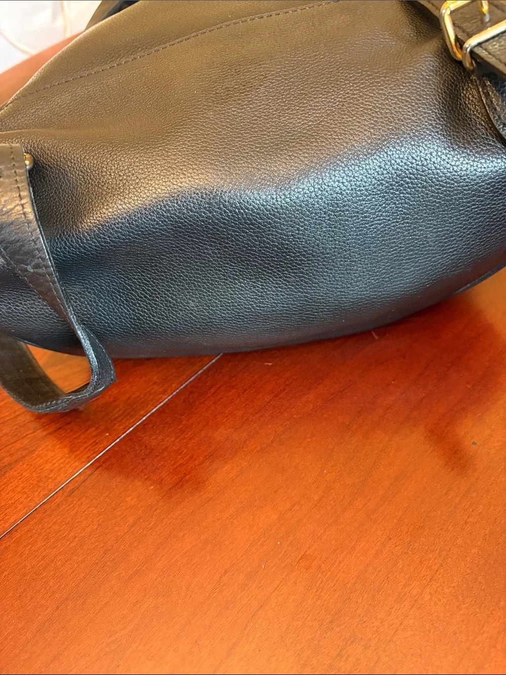 Longchamp Leather Top-Handle Backpack - Black